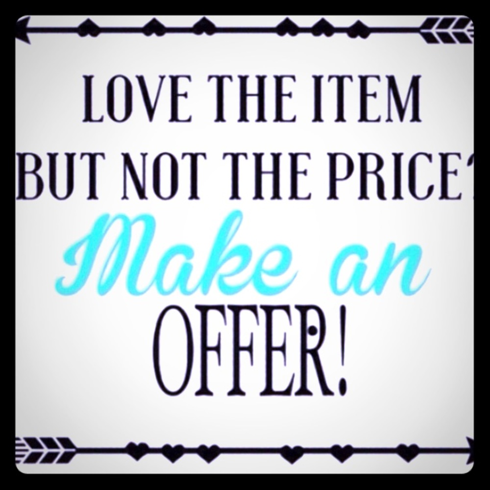 I accept offers and bundles